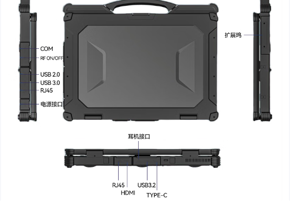 东田三防加固笔记本电脑丰富工业接口.png